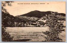 Vintage Postcard VT Springfield Ascutney Mountain c1945 -2186 picture