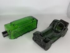 Vintage Avon Lot Of 2 CARS*Green Cable Car & Green Straight Eight**Both Empty picture