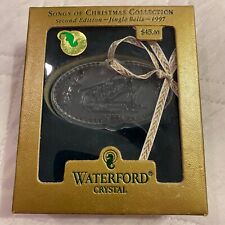WATERFORD CRYSTAL 1997 Jingle Bells Second Edition Songs of Christmas Ornament picture
