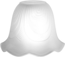 Bell Shaped Glass Lampshade - Elegant Replacement Shade picture