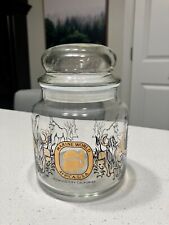 Marine World Africa USA Glass Jar Souvenir w/Gold Accent and Graphics picture
