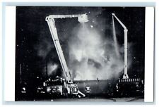 c1950s Ladder 18 Snorkel and Engine 72 Jamaica Inn Ridge Ave Postcard picture
