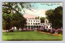 Old Lyme CT-Connecticut, Rear View Boxwood Manor, Antique, Vintage Postcard picture