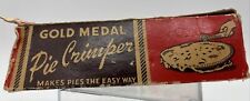Vintage Gold Medal Pie Crimper New In Original Box.  Box Has Damage. picture
