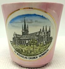Antique Moustache Cup Mug Germany St Nicholas Church Great Yarmouth Norfolk UK picture