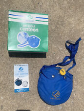 Girl Scouts Canteen Kit Uniform Camping Hiking Water Bottle Bag Metal Vintage picture