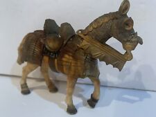 Schleich Armored Brown Horse With Gold Armor Medieval 2003 Germany picture