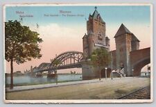 Mainz Germany, Pont Imperial, The Emperor Bridge, Vintage Postcard picture