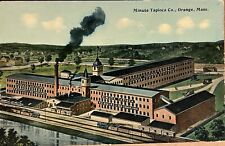 Orange Massachusetts Minute Tapioca Factory Trains Antique Postcard c1910 picture