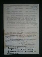 WWII VICTORIA CROSS RECOMMENDATION DOCUMENT FOR PILOT FLIGHT LIEUTENANT NICOLSON picture