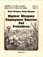 140 Page 1977 FM 101-31-1 NUCLEAR WEAPONS EMPLOYMENT & PROCEDURES War on Data CD picture