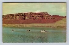 WA-Washington, Blue Lake, Grand Coulee Basin, Antique, Vintage Souvenir Postcard picture