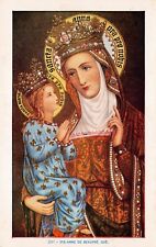 Saint Anne Novena Russian Icon Orthodox Church Religious Art Vtg Postcard A16 picture