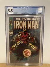 Invincible Iron Man #1 1968 Origin Retold Premiere 1st Solo Story CGC 5.5 OW/W picture
