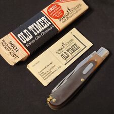 Schrade Old Timer Knife Made In Usa 96OT Bearhead Trapper Toothpick Tweezers picture