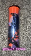 STARBUCKS Raven Campfire Halloween/Fall 16oz Tumbler Hot/Cold NEW picture