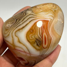 TOP 150G Natural Polished Silk Banded Lace Agate Crystal Madagascar picture