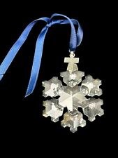 Swarovski 1994 Annual Christmas Holiday Crystal Snowflake 2” Ornament (No Box) picture