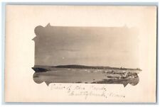 c1907 View Of The Pond Cuttyhunk Island Massachusetts MA RPPC Photo Postcard picture