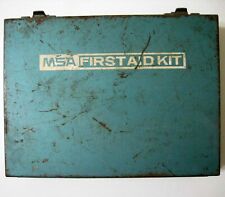 Antique MSA Mine Safety Appliance Company ® 16 UNIT FIRST AID KIT With 15 Packs picture