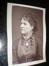 Cdv old photograph woodburytype actress c1870s picture