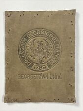 c1910s Georgetown University Tobacco Cigarette Leather Premium Patch Washington picture