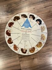 Vintage 1962 Miss Clairiol Color Dial Color Formula Wheel Great Hair Styles picture