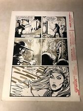 SUBSPECIES #3 original art 2 PAGES horror movie comic SEXY VAMPIRE STEFAN 1991 picture