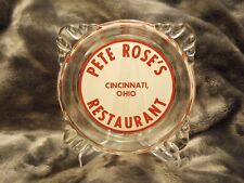 PETE ROSE 70's Restaurant Cigarette Ashtray Cincinnati OH Reds Baseball Hit King picture