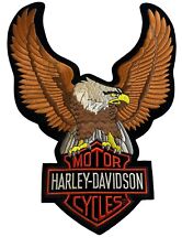Vintage XL Harley Davidson Back Patch Collectible Old Harley Emblem 13”X 10” New picture