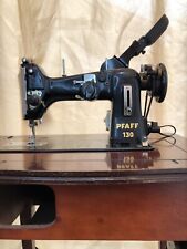 Vintage 1954 PFAFF 130 Sewing Machine RAREwith table and knee petal included picture