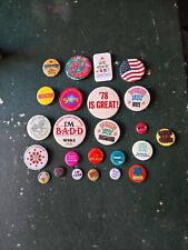 vintage button pin lot Of 20+ picture