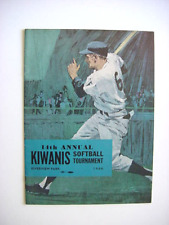 Dubuque, Iowa. 1966 Kiwanis 14th Annual Softball Tournament Program. Local Ads. picture