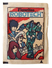 1986 Figuritas Robotech Argentina Sealed Sticker Packet Bustina Pochette Sobre picture