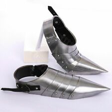Medieval Knight Steel Pair Of Sabatons Foot Armour Shoes Pair Costume Armor picture