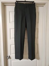 Men's military Uniform Wool/Poly Dress Trousers pants 31R Serge Green  nwt picture