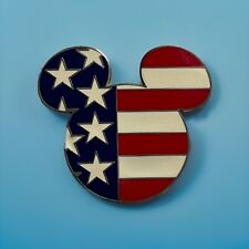 Patriotic Mouse Eats Disney Pin picture