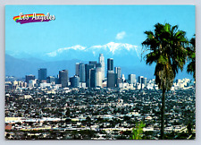 Vintage Postcard  Los Angeles Califronia San Gabriel Mountains picture