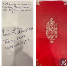 historic today show autograph book , simon Wiesental , Agnew , Michener, A HIss picture