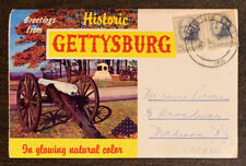 Postcard Folder 6x4- Historic Gettysburg, In Glowing Natural Color picture
