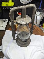 Vintage Dietz Monarch Glass Globe Kerosene Lantern - Cap To Tank Is Missing picture