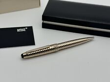 MONTBLANC GEOMETRY SOLITAIRE GOLD MIDSIZE BALLPOINT PEN NEW 100% GENUINE $1370 picture