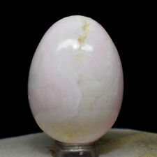 48mm Pink Mangano Calcite Egg Banded Natural Crystal Sparkling Mineral - Peru picture