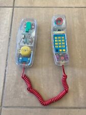 Vintage 1980s Trimline Clear See-through Plastic Fun Phone Metrolight picture