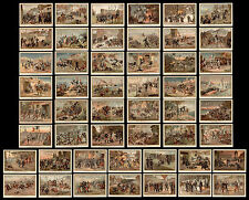 old chromos complete series AIGUEBELLE***FRANCO-PRUSSIAN WAR 1870 and COLONIAL picture