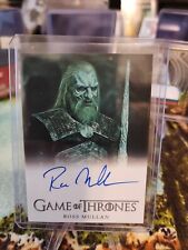 Ross Mullan 2022 HBO Game Of Thrones White Walker On Card Auto ❄️  picture