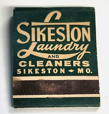 Front Strike Matchbook Full~ Sikeston Laundry & Cleaners~ Sikeston, Missouri picture