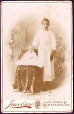 San Antonio Texas Cabinet Card of Two Children by Jacobson picture