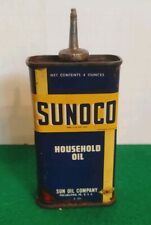 Sunoco Household Oil Vintage 4oz Handy Oiler Oil Can picture