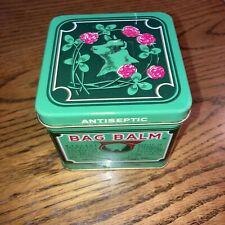 1 VINTAGE BAG BALM EMPTY 10 OUNCE TIN VG CONDITION TO EXCELLENT CONDITION picture